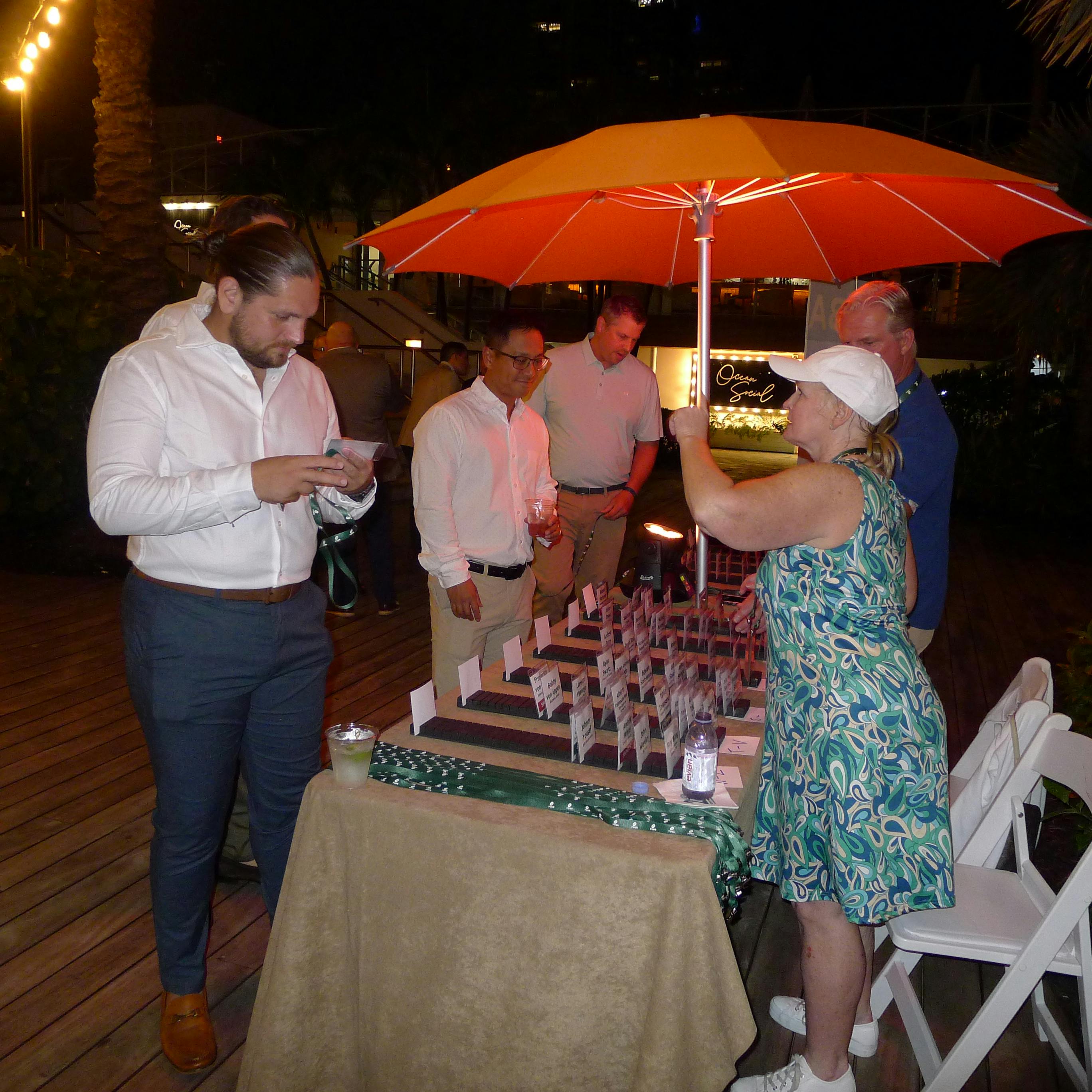 WELCOME RECEPTION in the EDEN ROC GARDEN