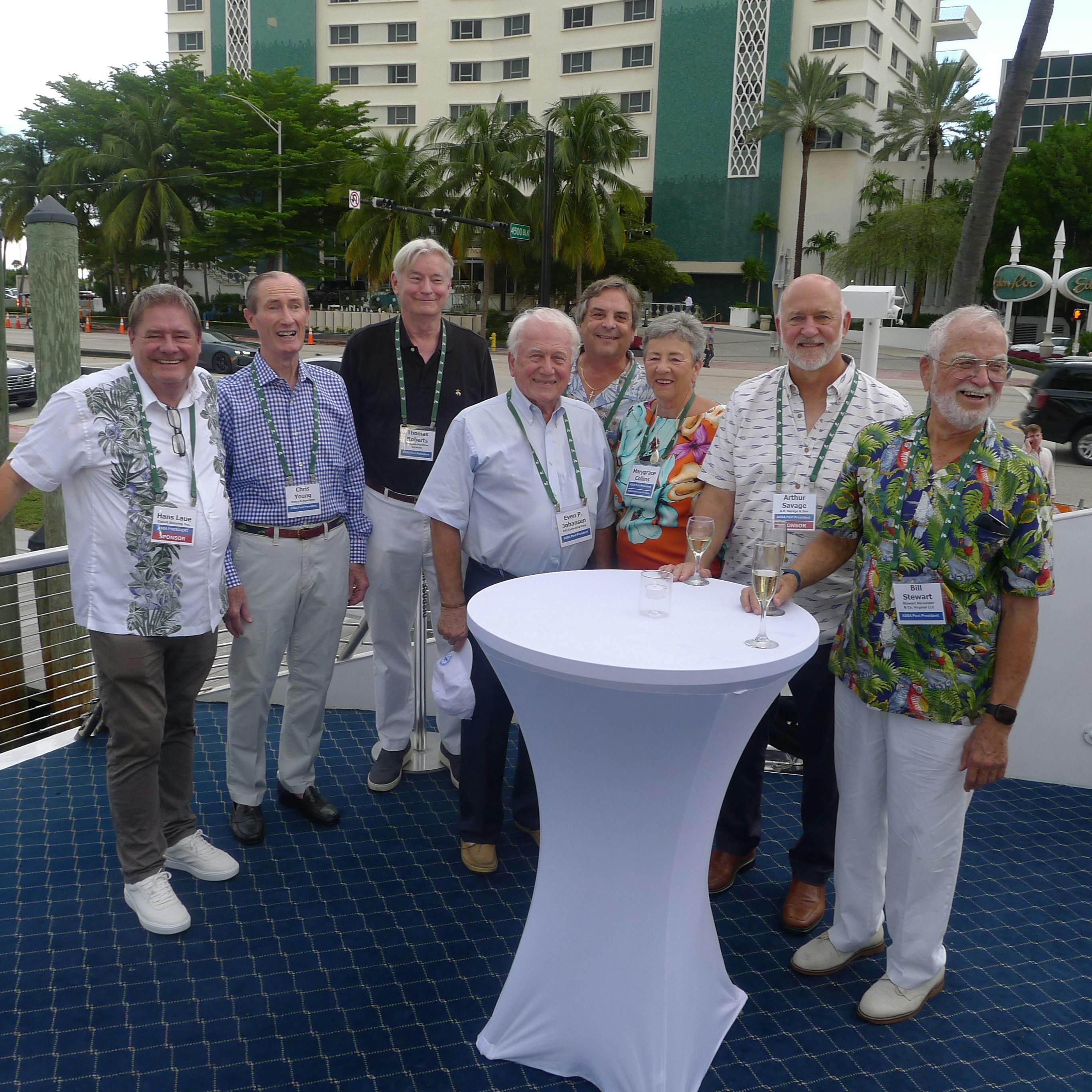 ASBA President and Past Presidents welcome you to the Dinner Cruise!