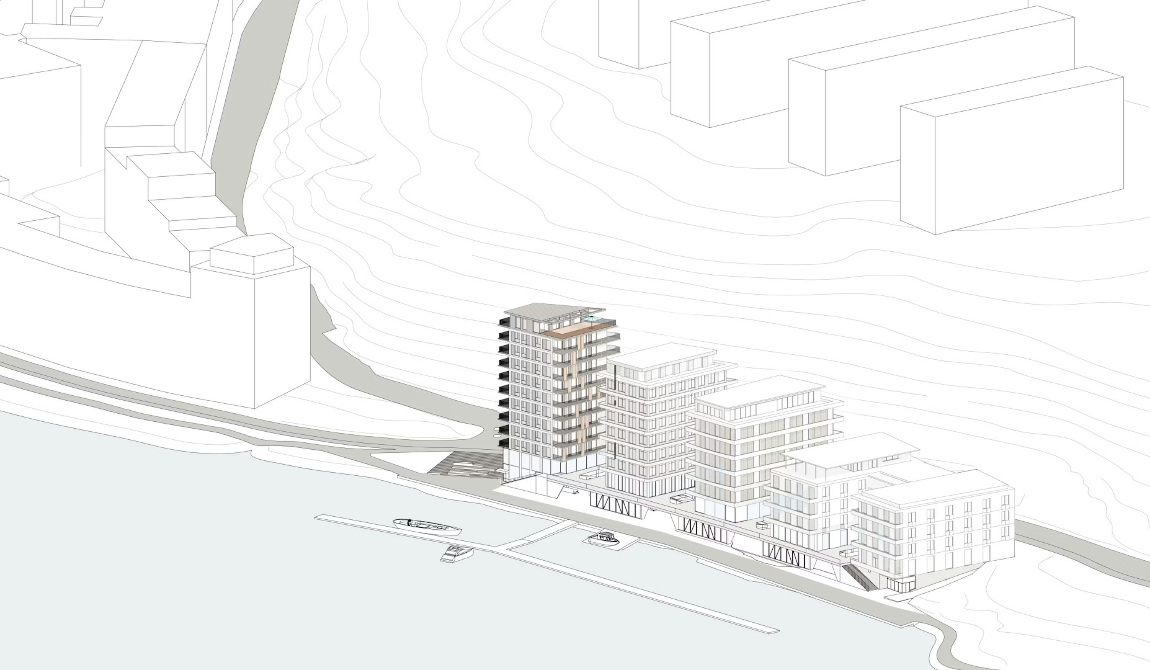 Arkitekt stadsutveckling - stadsplanering i Stockholm ritad av arkitektbyrå