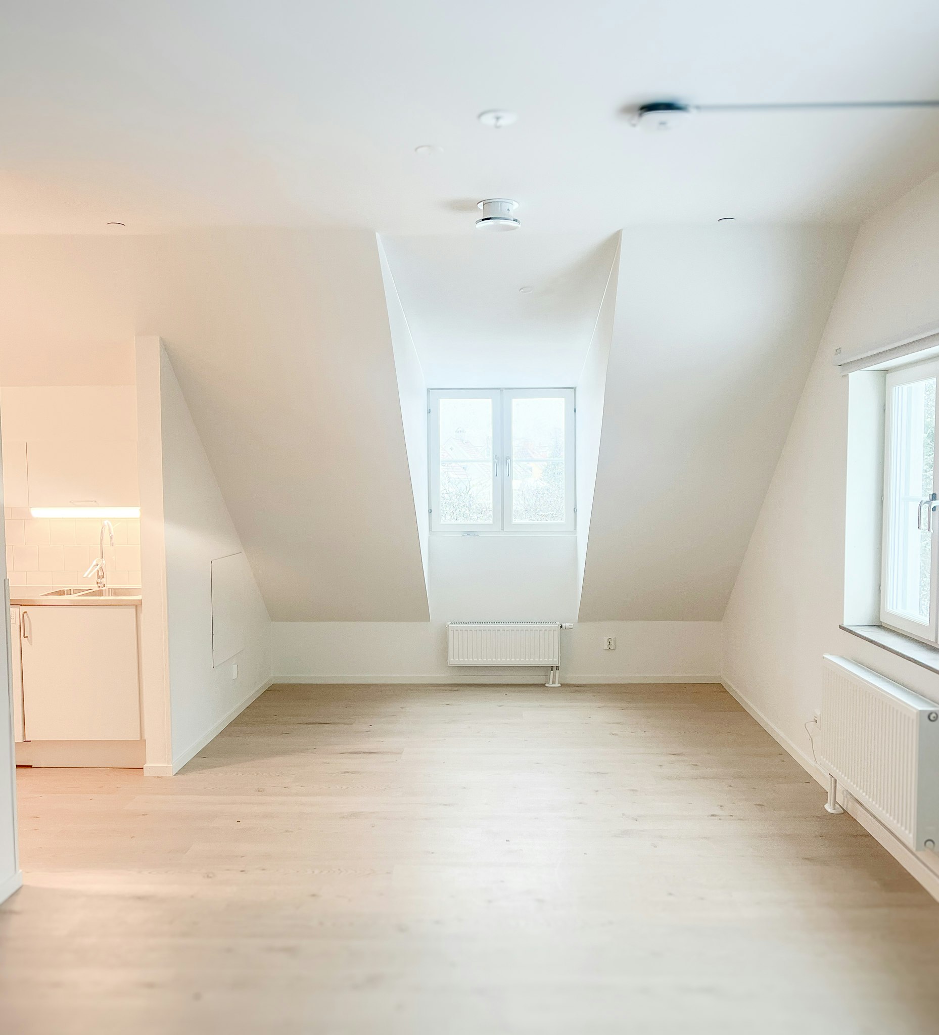 Interiör av LSS-bostad Gipsgjutaren ritat av hus arkitekt Ascape Arkitektur