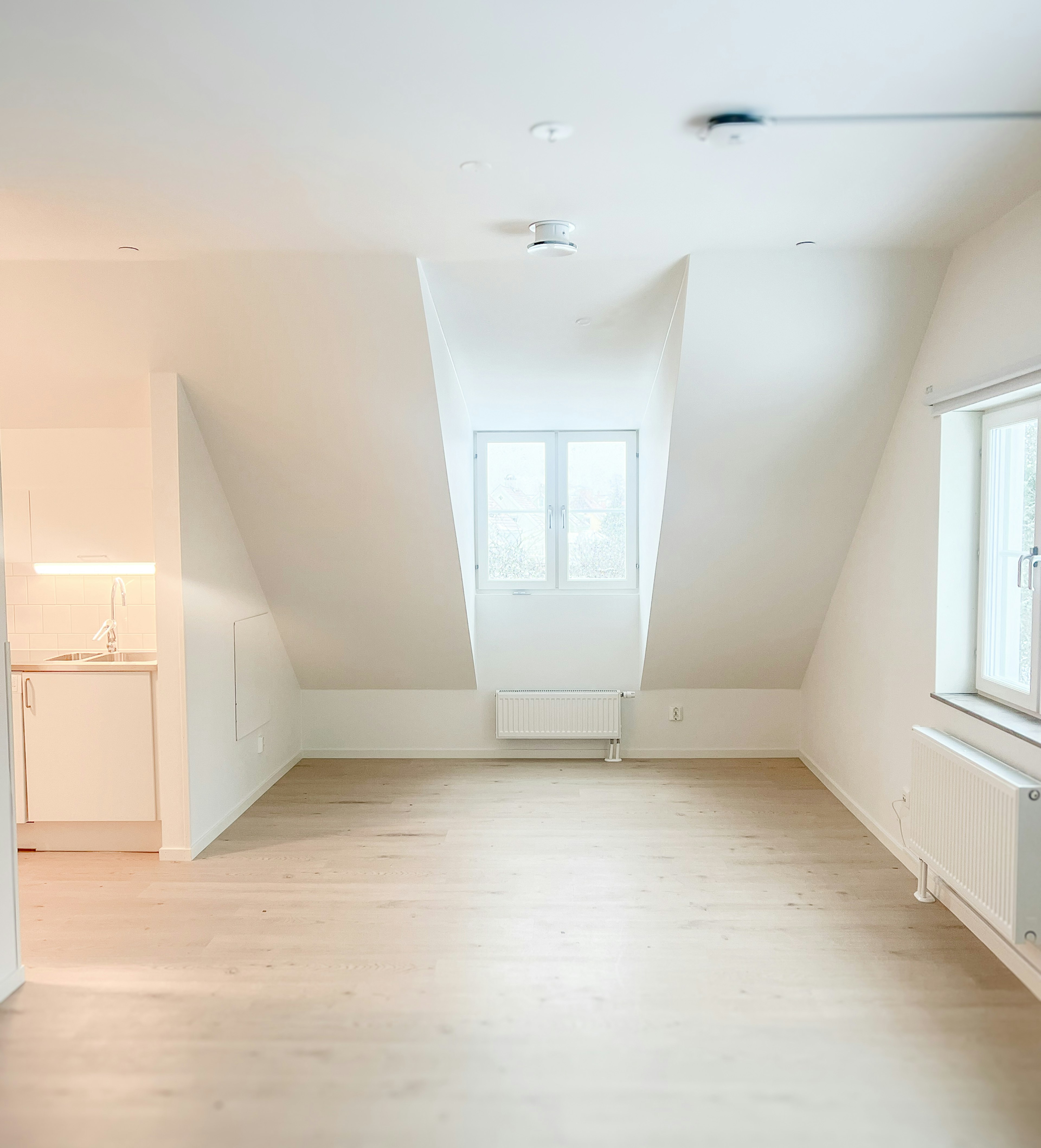 Interiör av LSS-bostad Gipsgjutaren ritat av hus arkitekt Ascape Arkitektur
