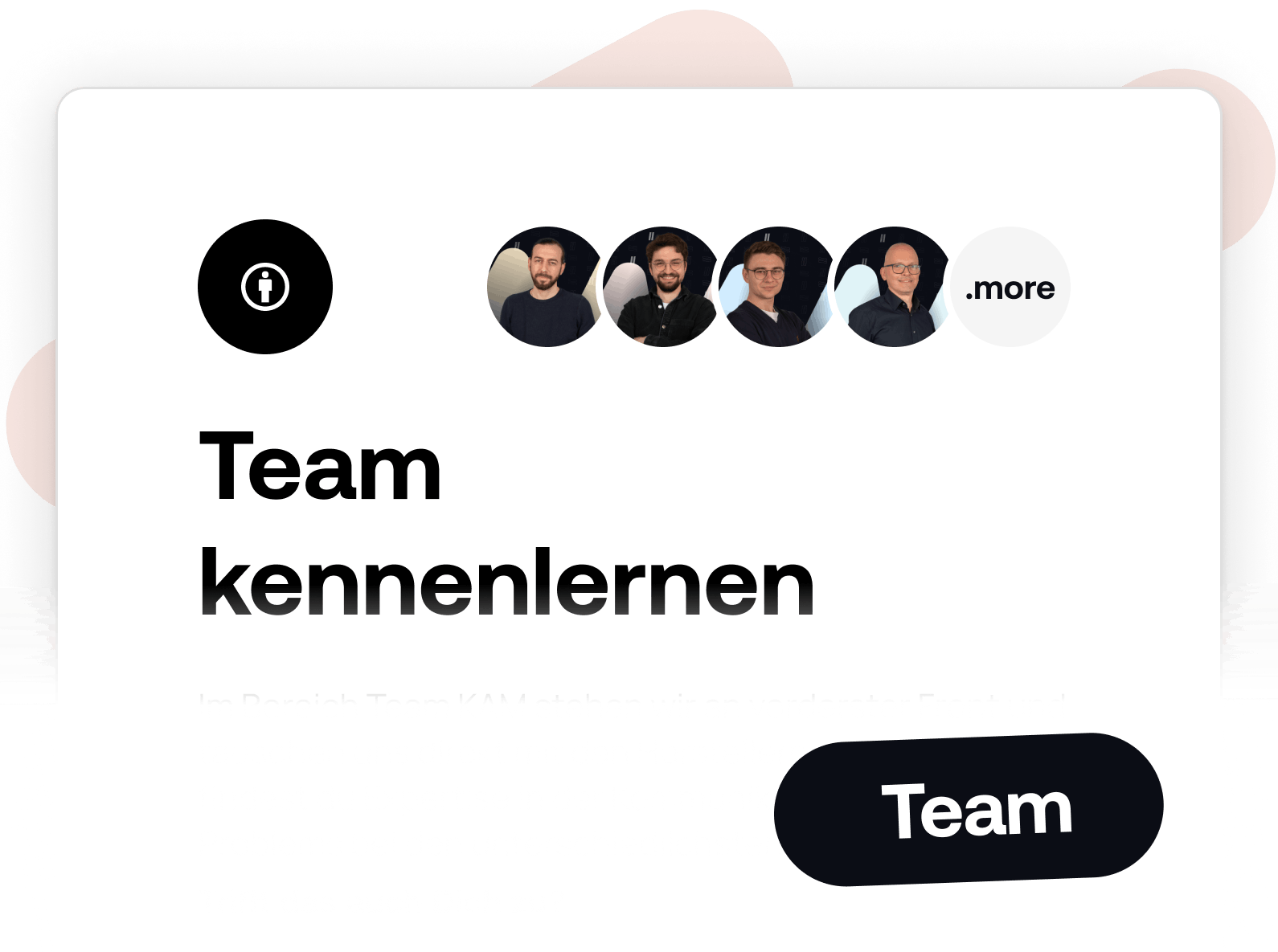 Team kennenlernen Team kennenlernen