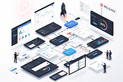AI-powered legacy system modernization transforming outdated software into scalable cloud-based applications