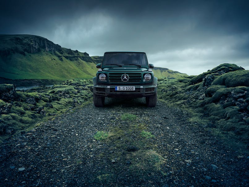 G-Class á íslenskum sveitavegi