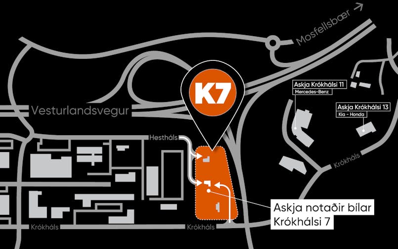 Kort af K7