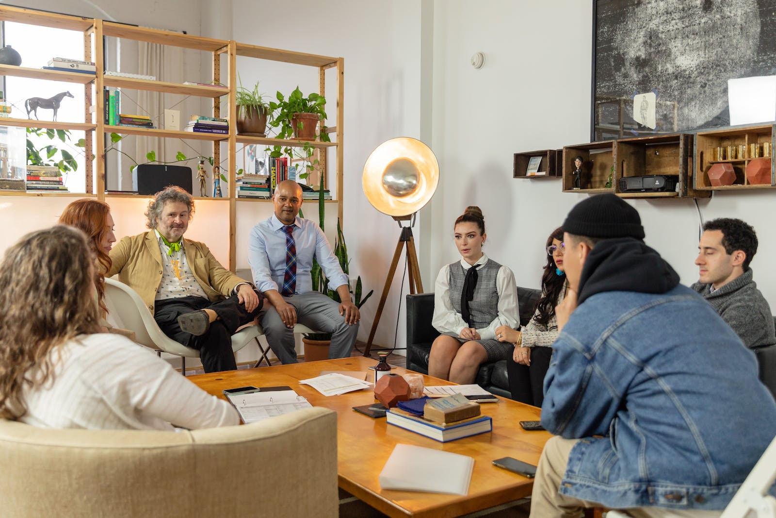 Assemblée générale entre les membres de l'ASL avec son bureau