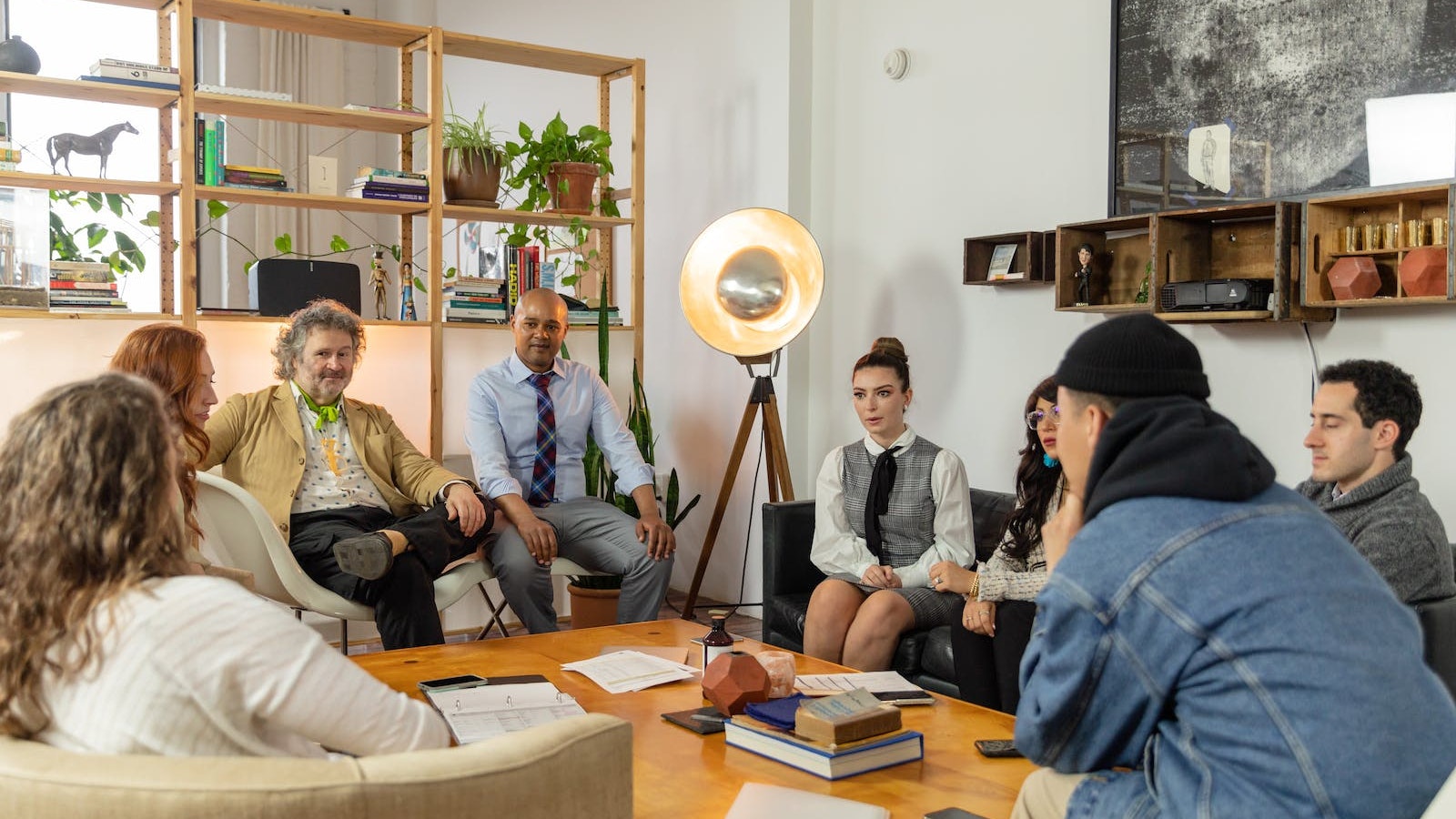 Assemblée générale entre les membres de l'ASL avec son bureau