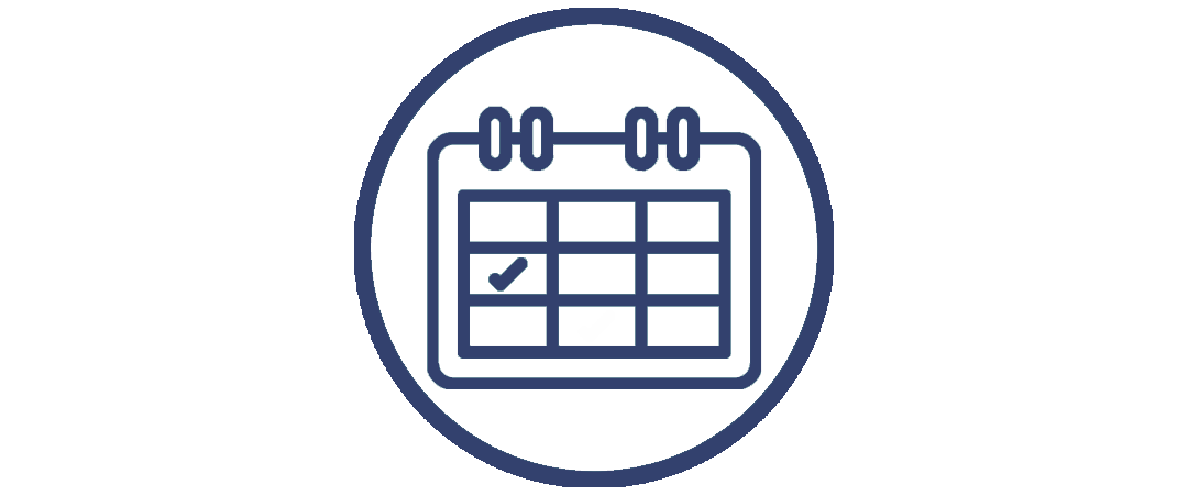 Logo d'un calendrier pour les assemblées générales