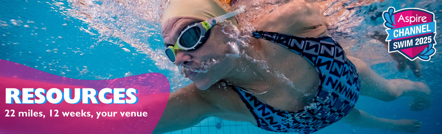 Resources page banner swimming image