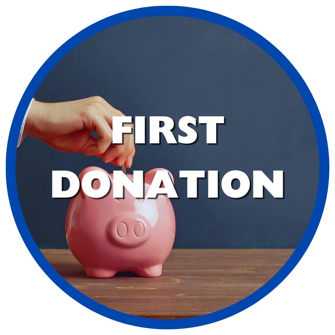 Receive your 1st donation