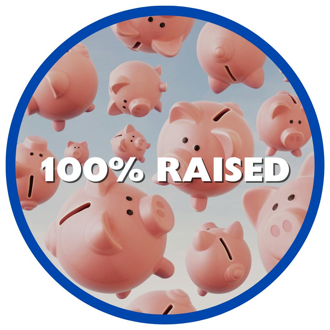 Raise 100% of your target