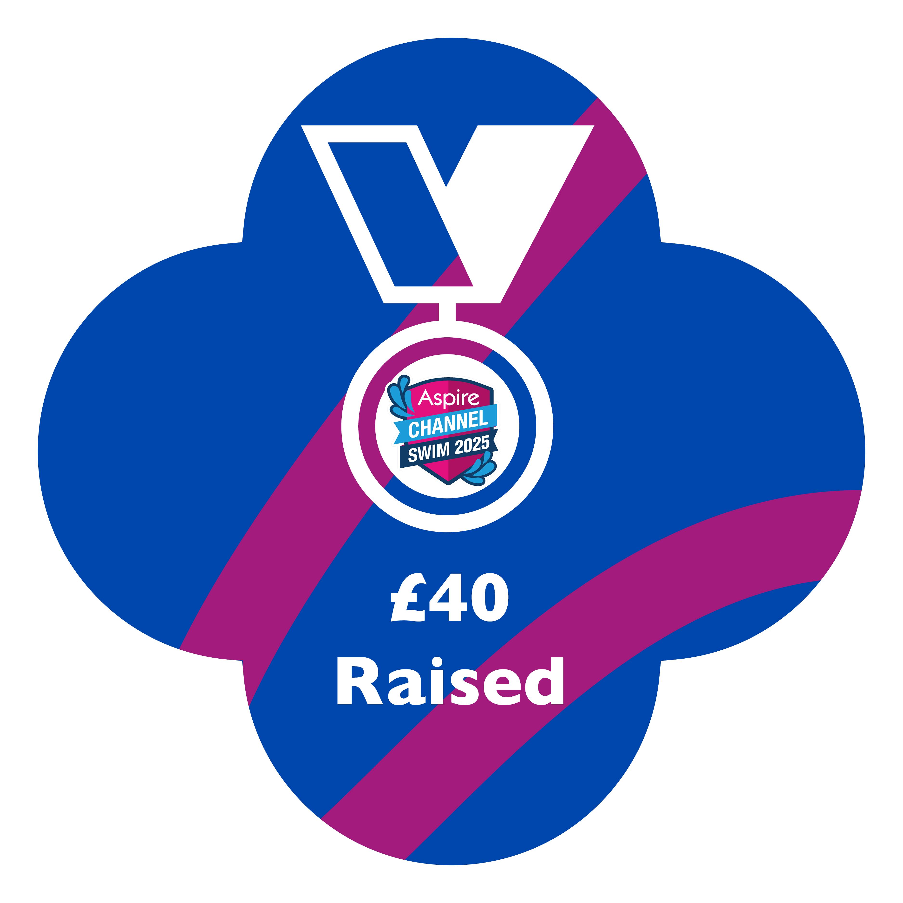 Icon of Aspire Channel Swim Medal