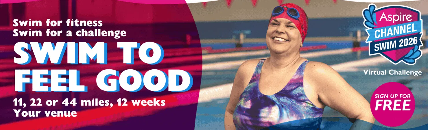 Aspire Channel Swim homepage header