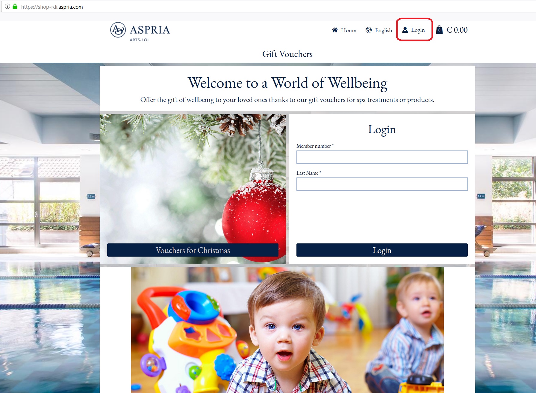 1. SÉLECTIONNEZ “SE CONNECTER” POUR ACCÉDER À VOTRE COMPTE MEMBRE.