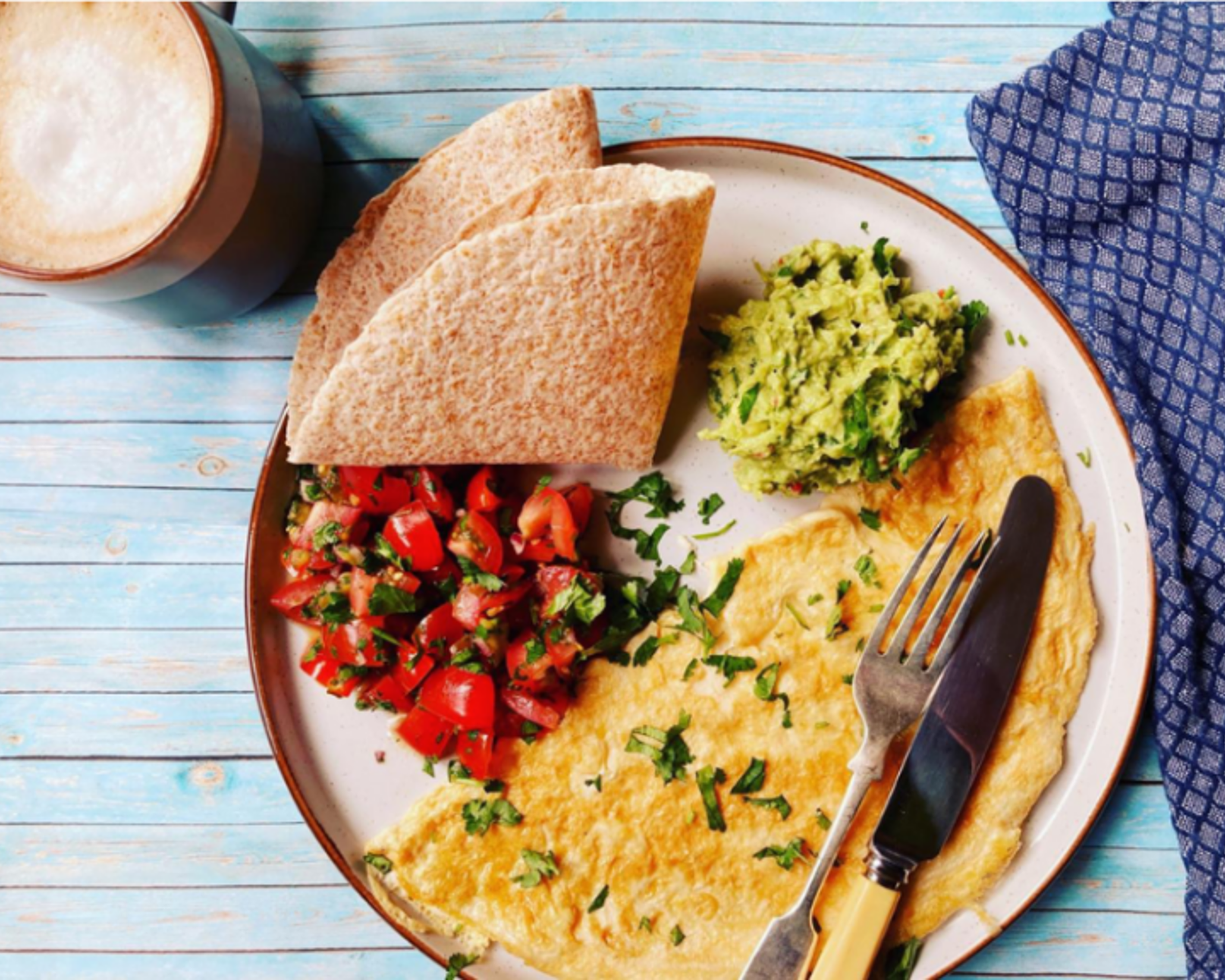 Mexican-style omelette