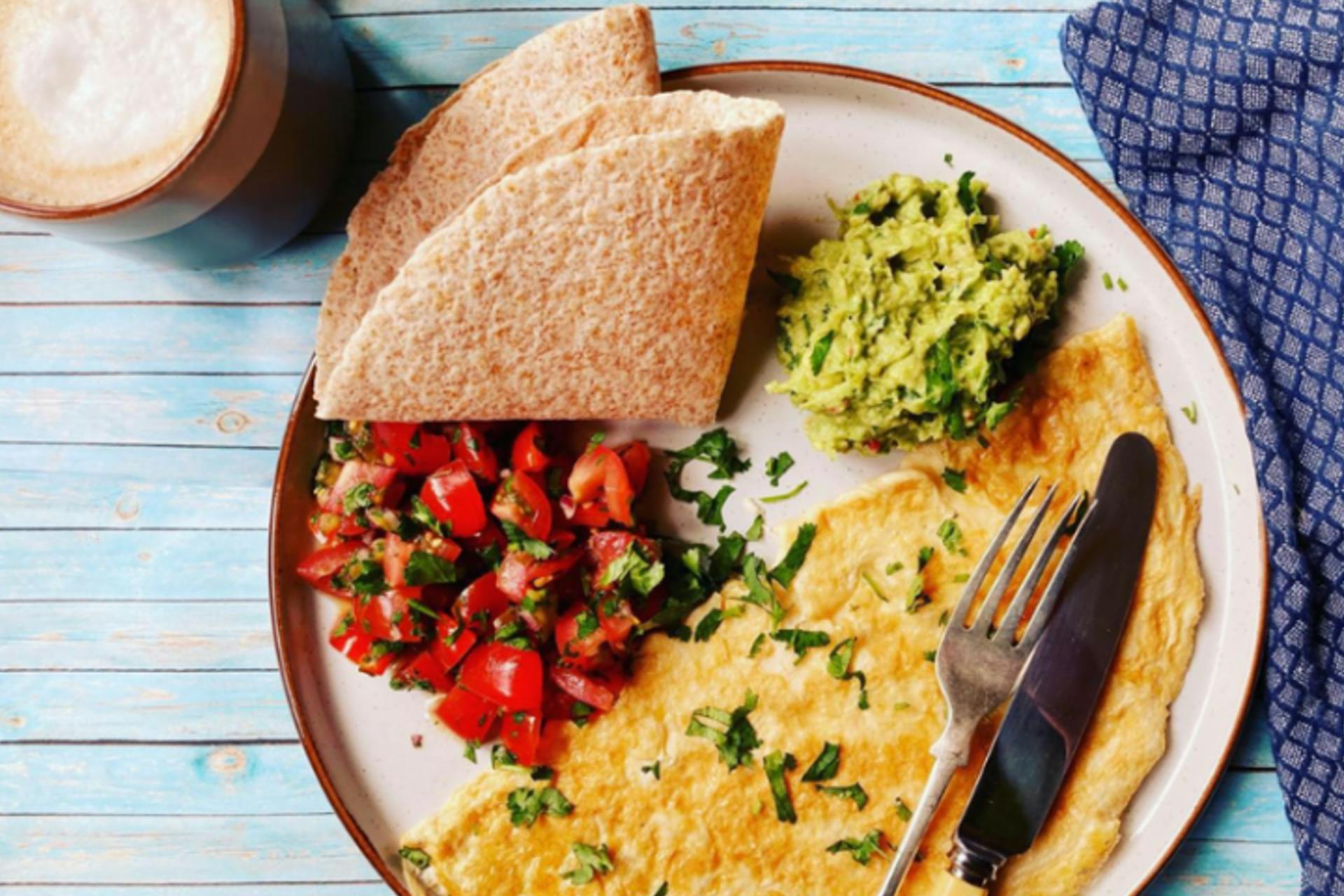 Mexican-style omelette