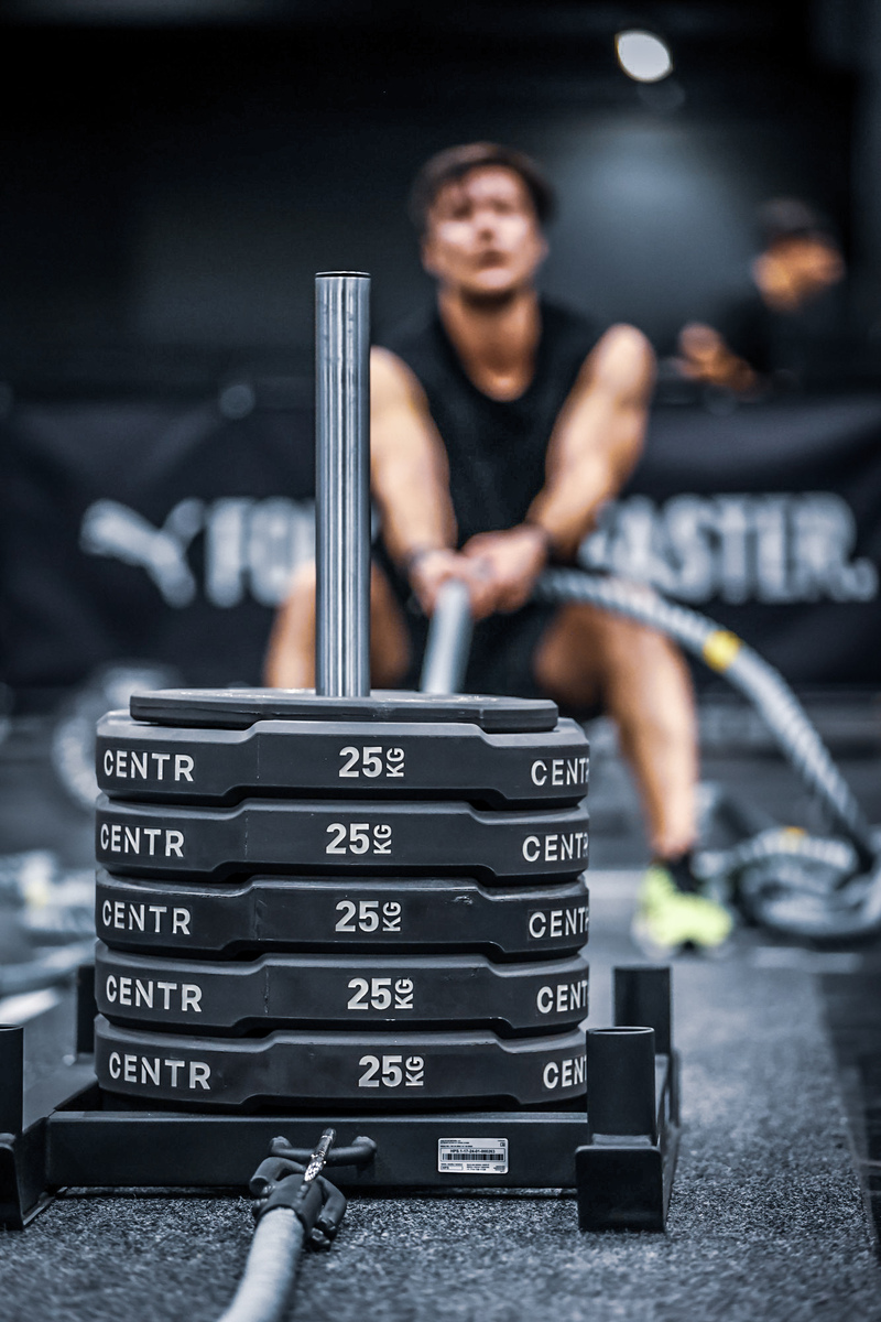 1,000m2 d'espace de fitness