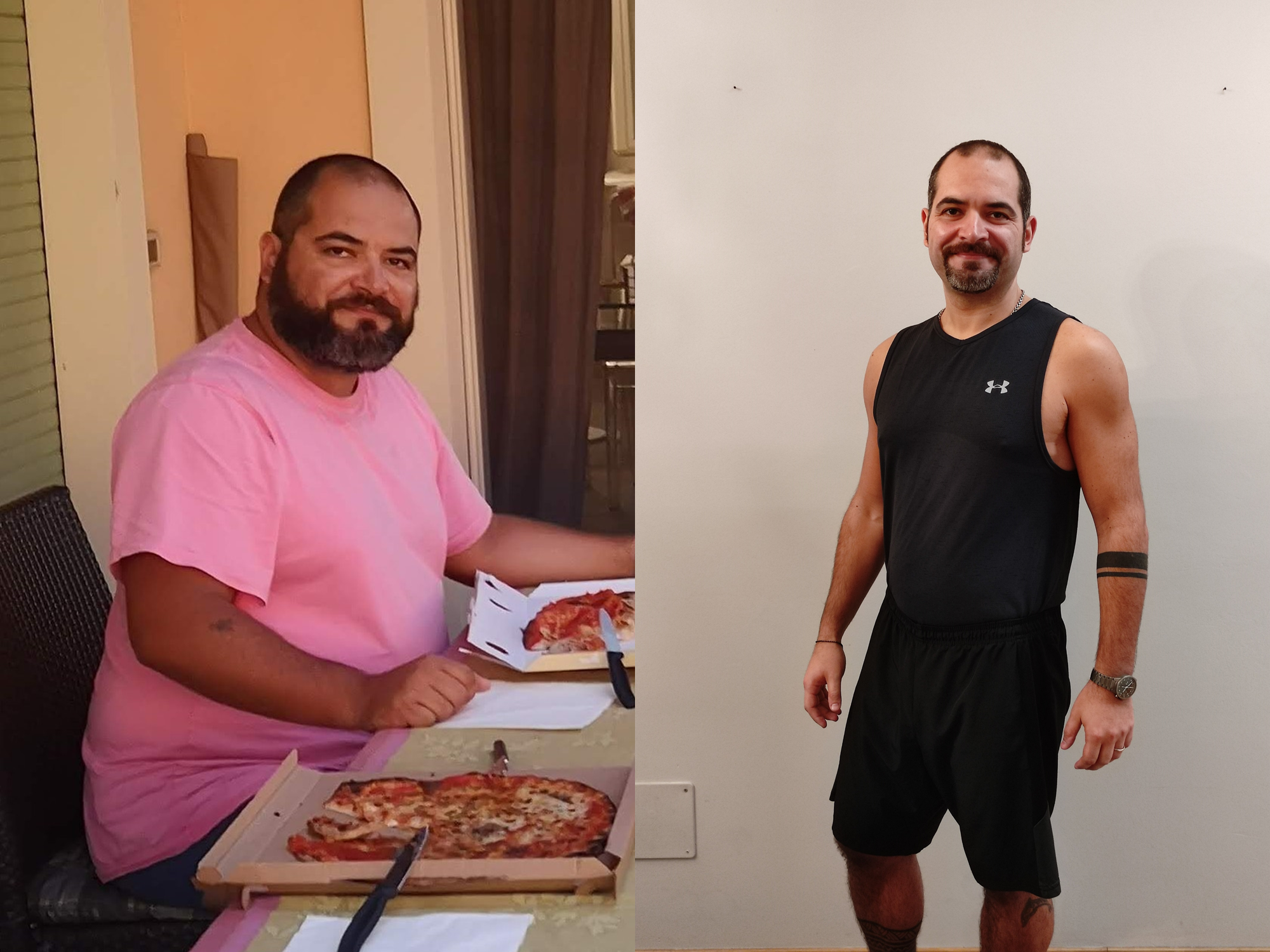 La storia di Adriano: 40 KG in meno grazie al body transformation program