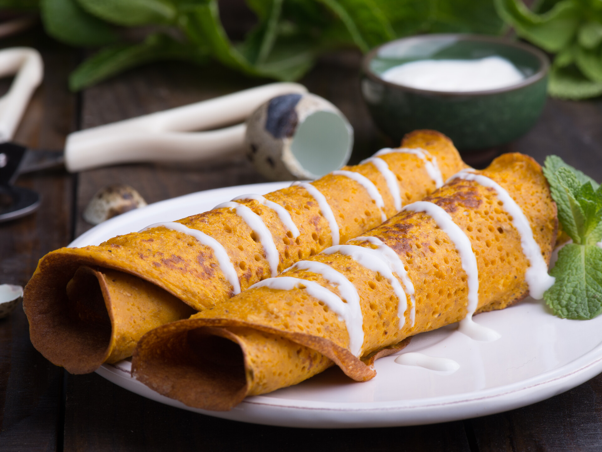 Guilt free spice pancake recipe