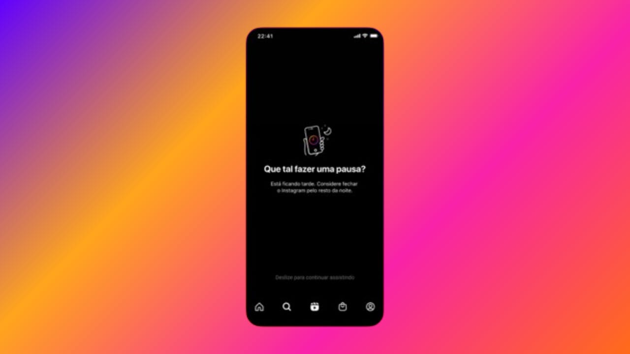 Instagram lança avisos noturnos para incentivar jovens a dormir