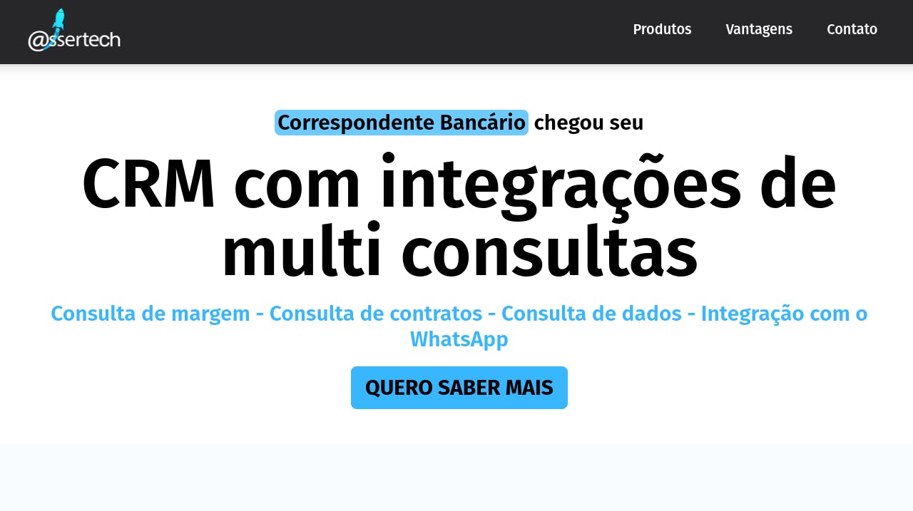 CRM com integrações de multi consultas