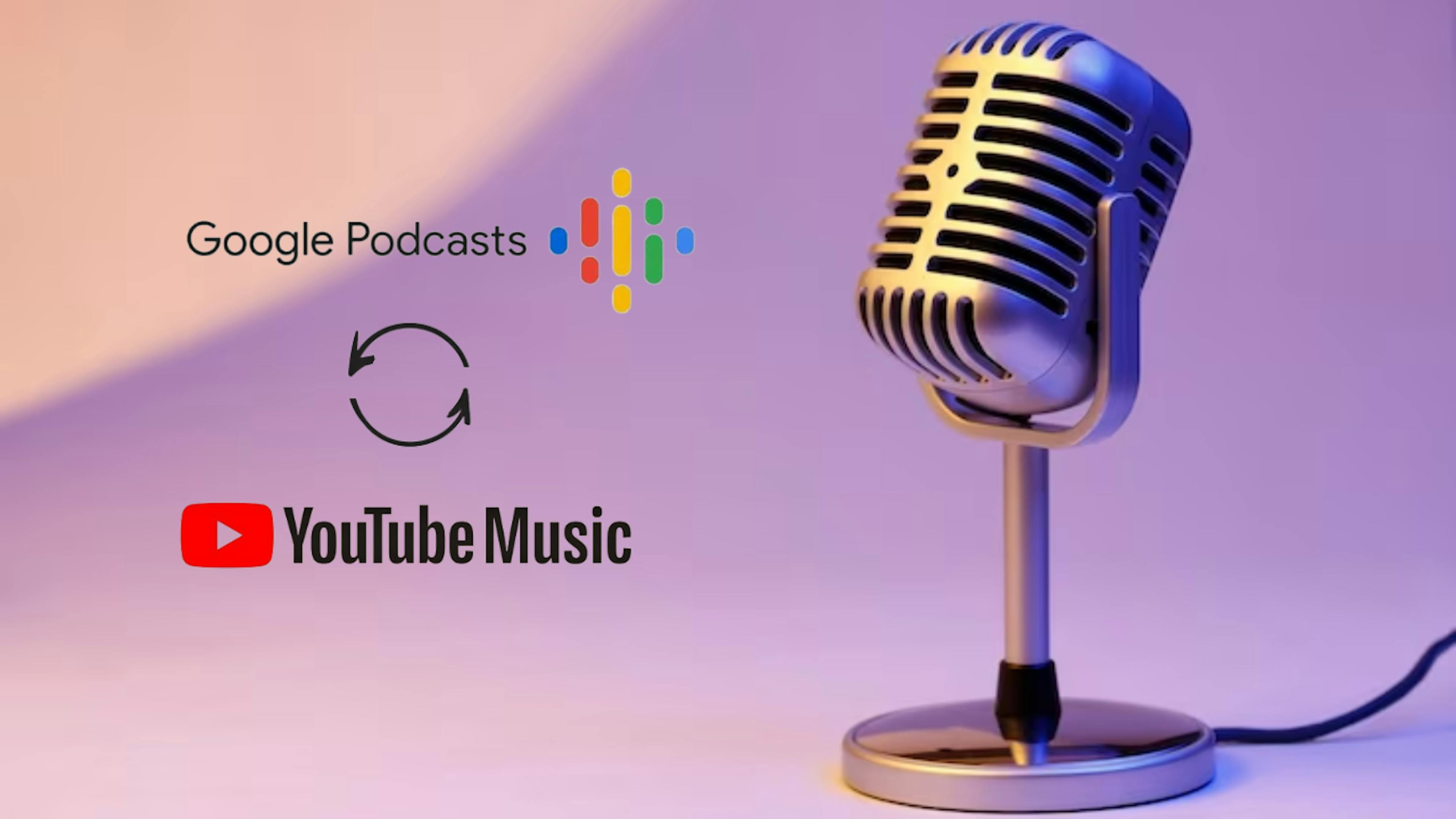 Google Anuncia o Fim do Google Podcasts e a Transferência para o YouTube Music