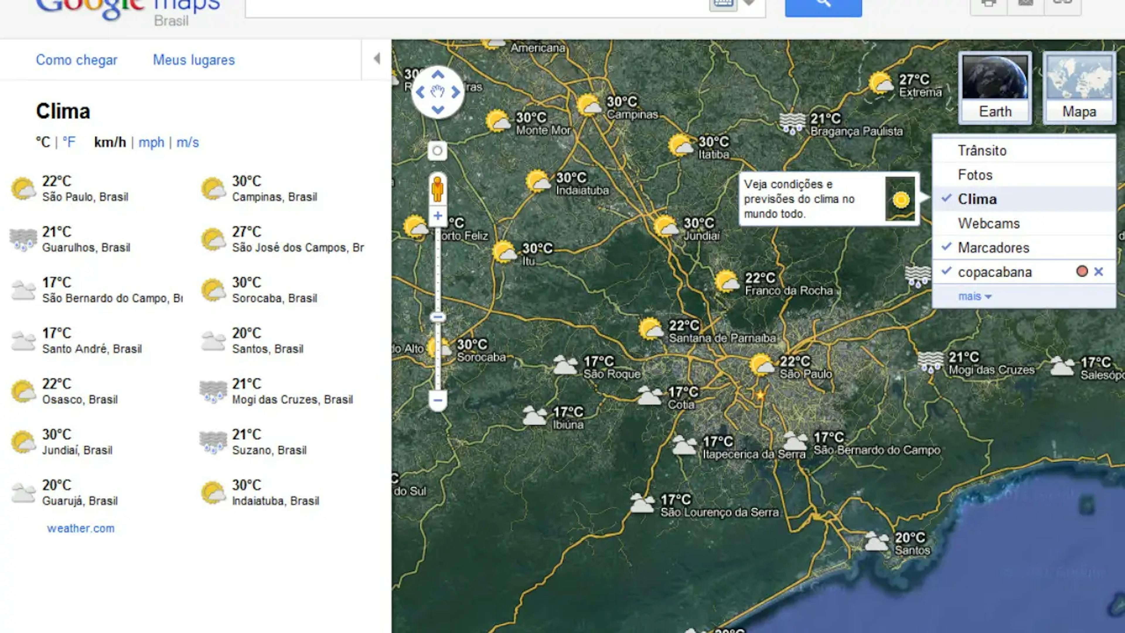Google Maps agora exibe as condições climáticas em tempo real: veja como usar!