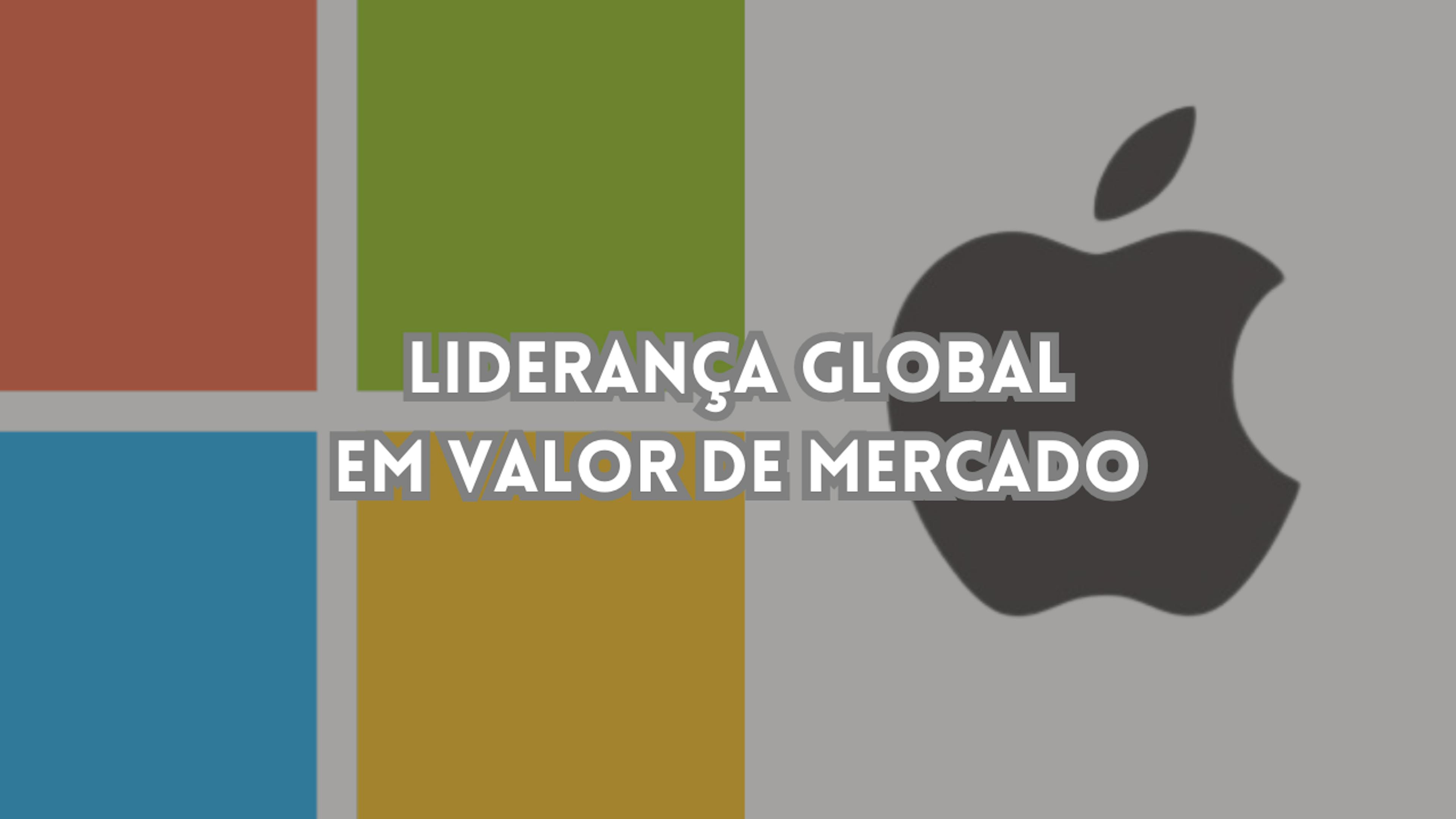Microsoft assume liderança global em valor de mercado graças à IA
