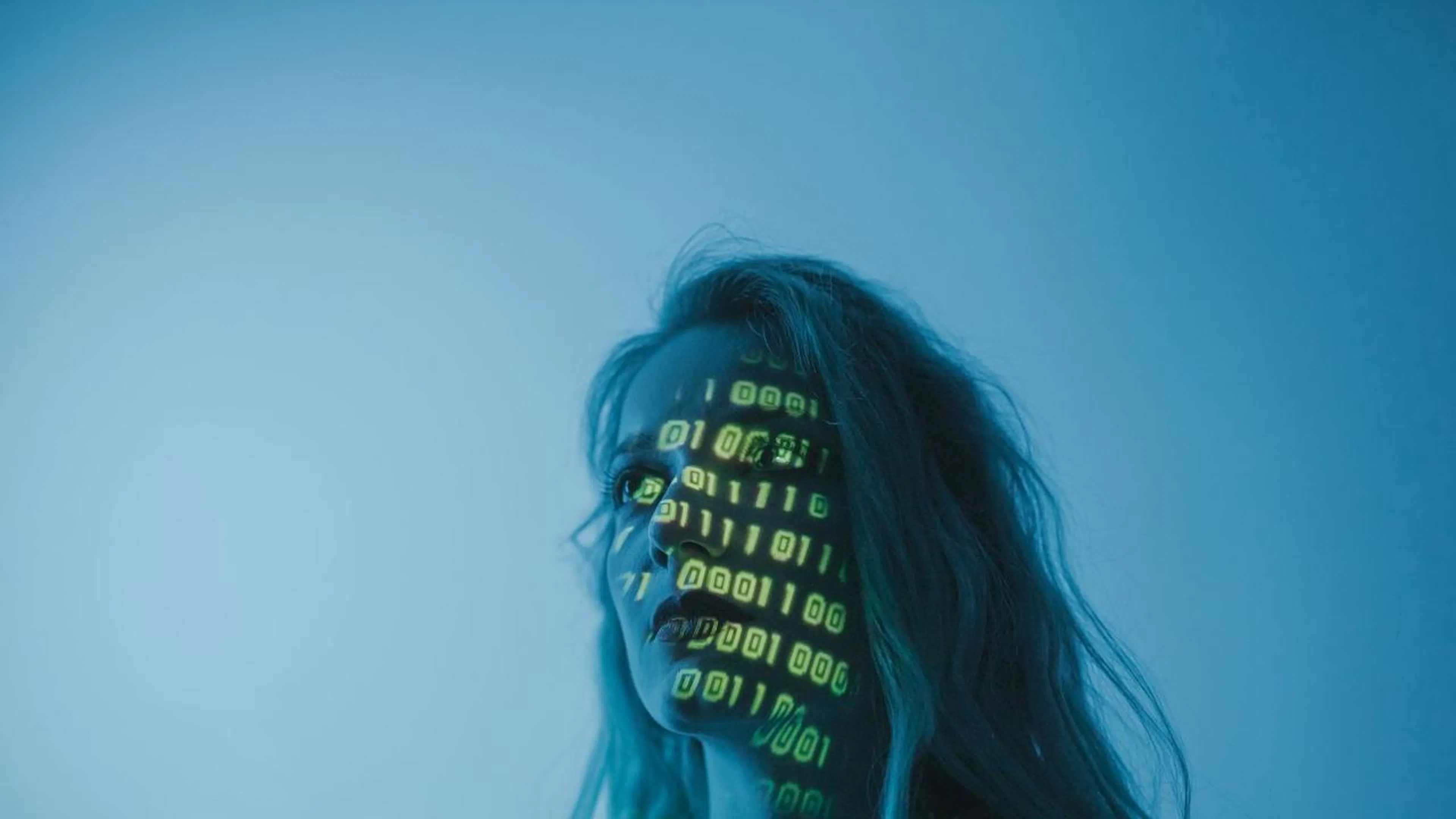 Uma representação visual de segurança digital robusta protegendo dados corporativos na era da inteligência artificial.