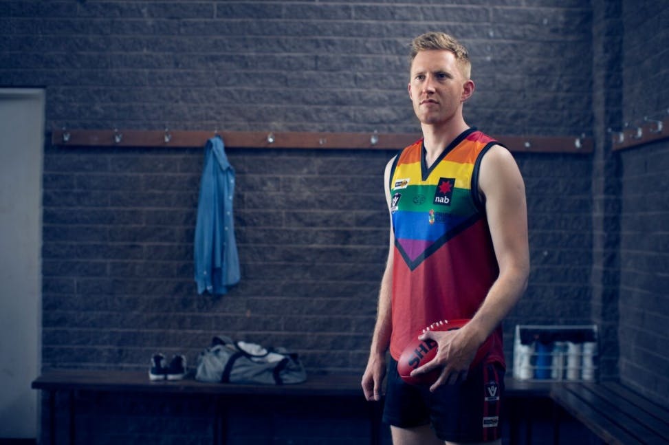 AFL player Jason Ball talks homophobia and football