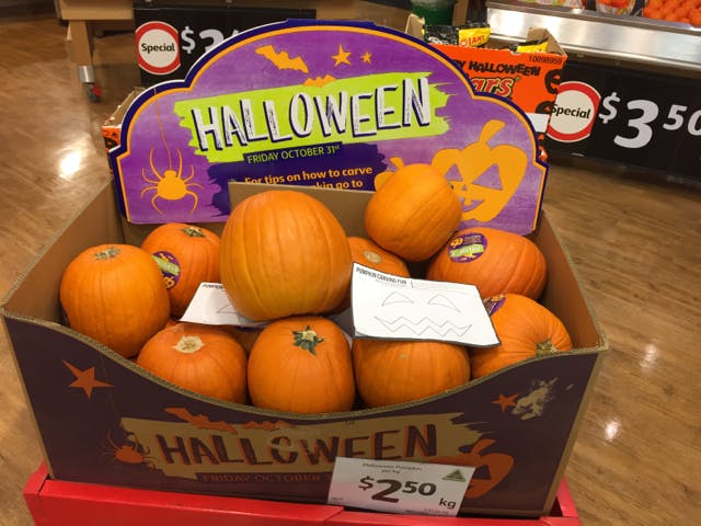 Halloween is Australian now
