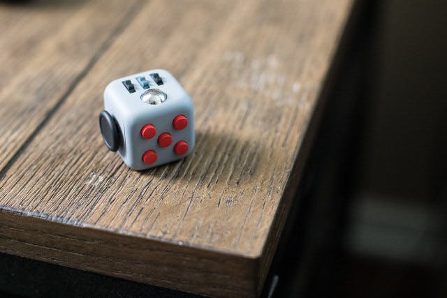 Keep your hands busy with the Fidget Cube
