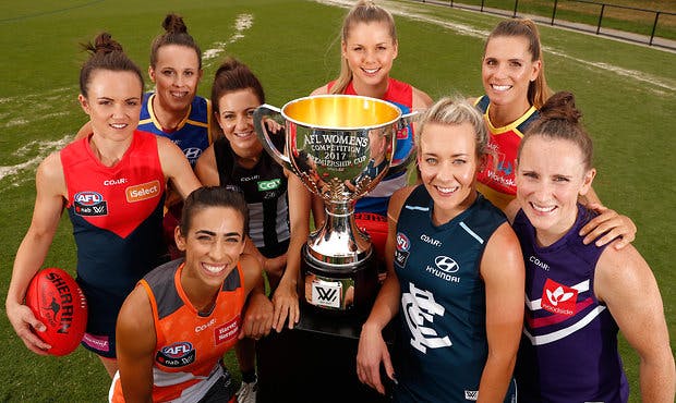 Who wants to watch women kick goals?