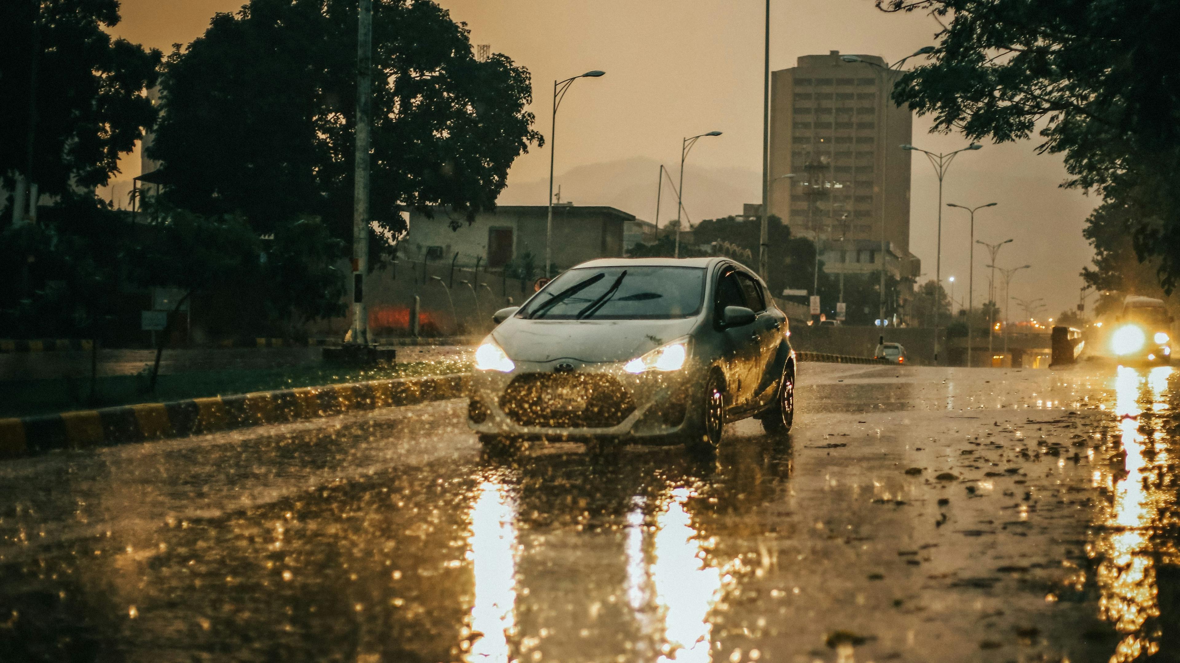 Conducción segura con lluvia
