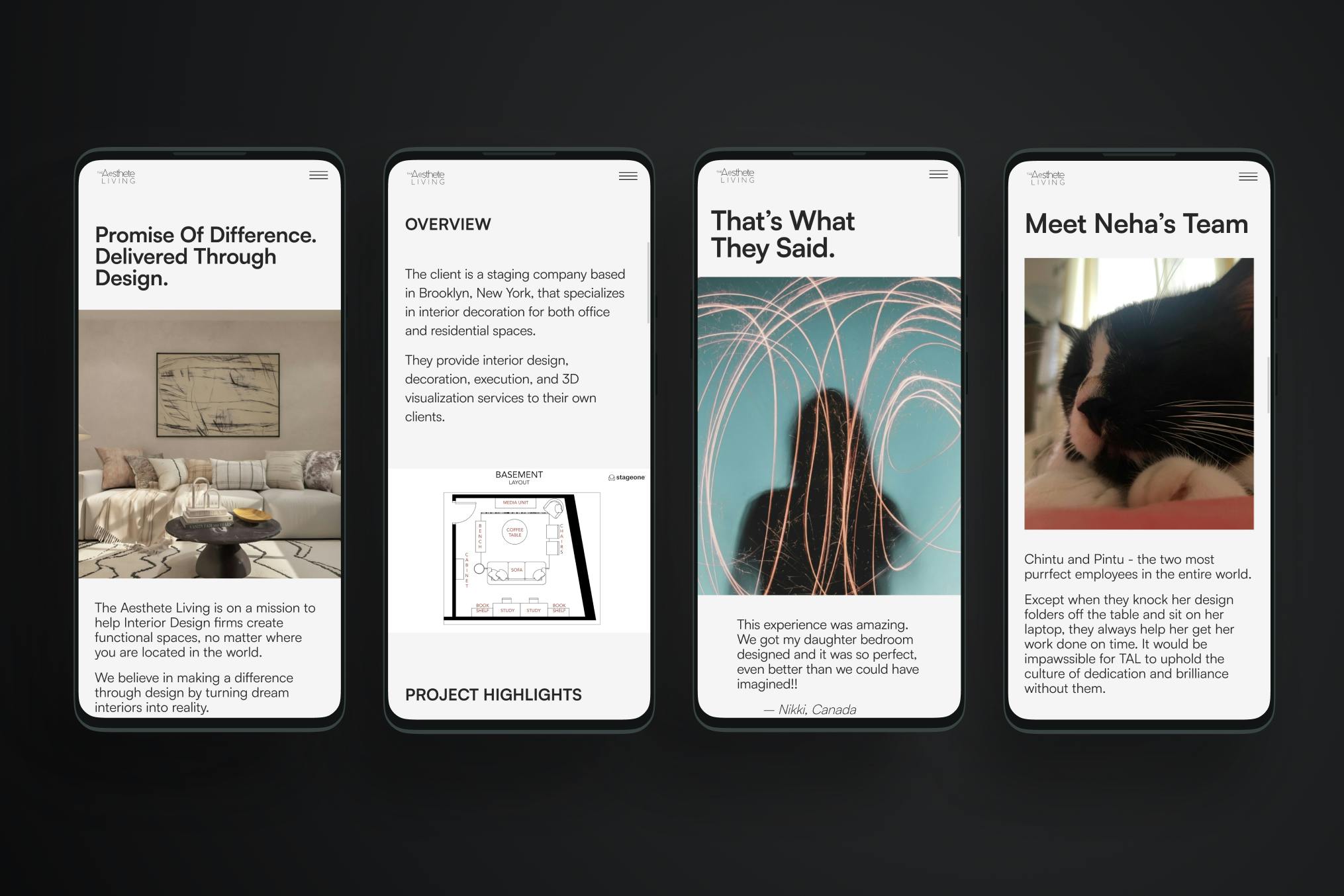 The Aesthete Living Website Showcase