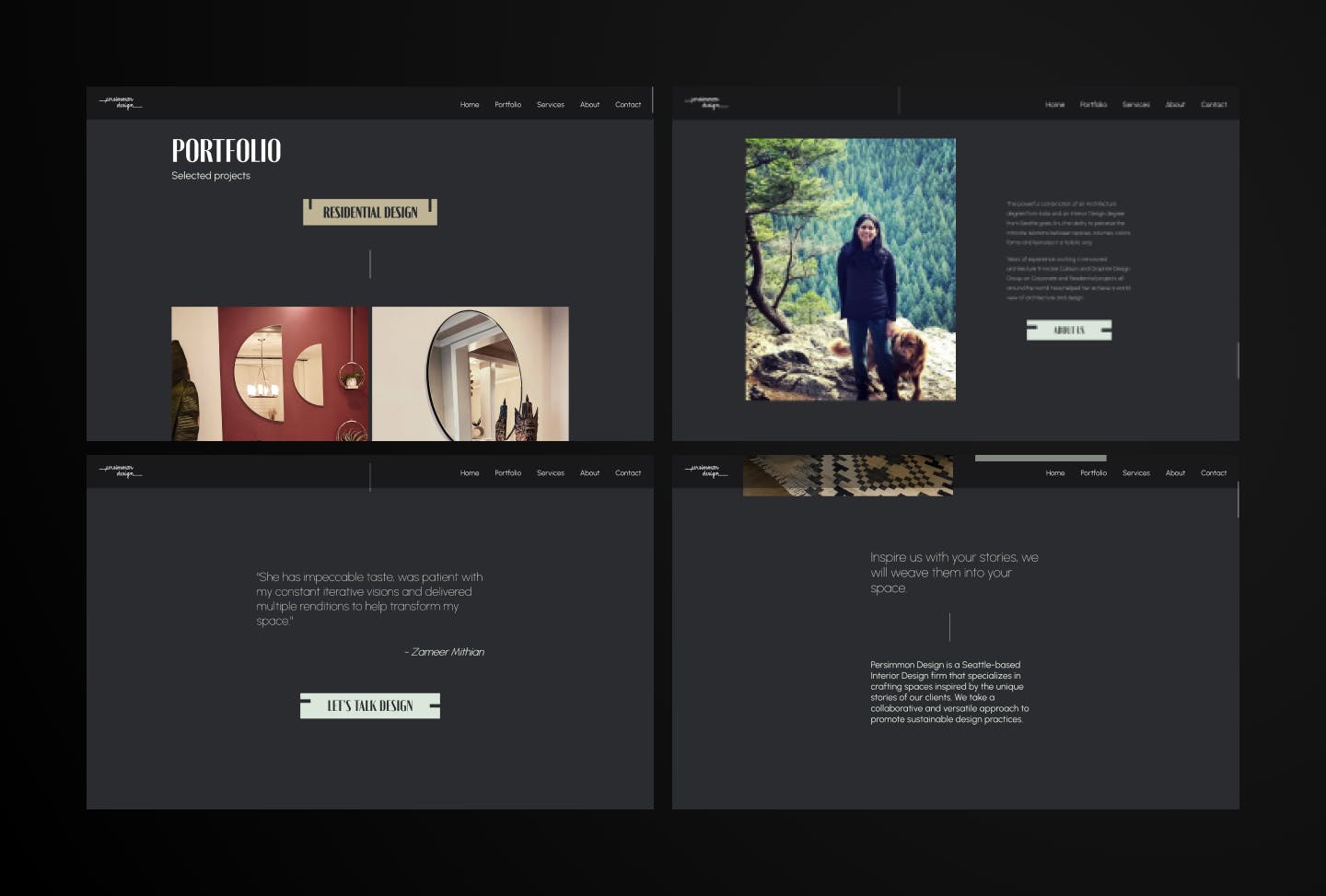 Website Design for interior designer's in Seattle