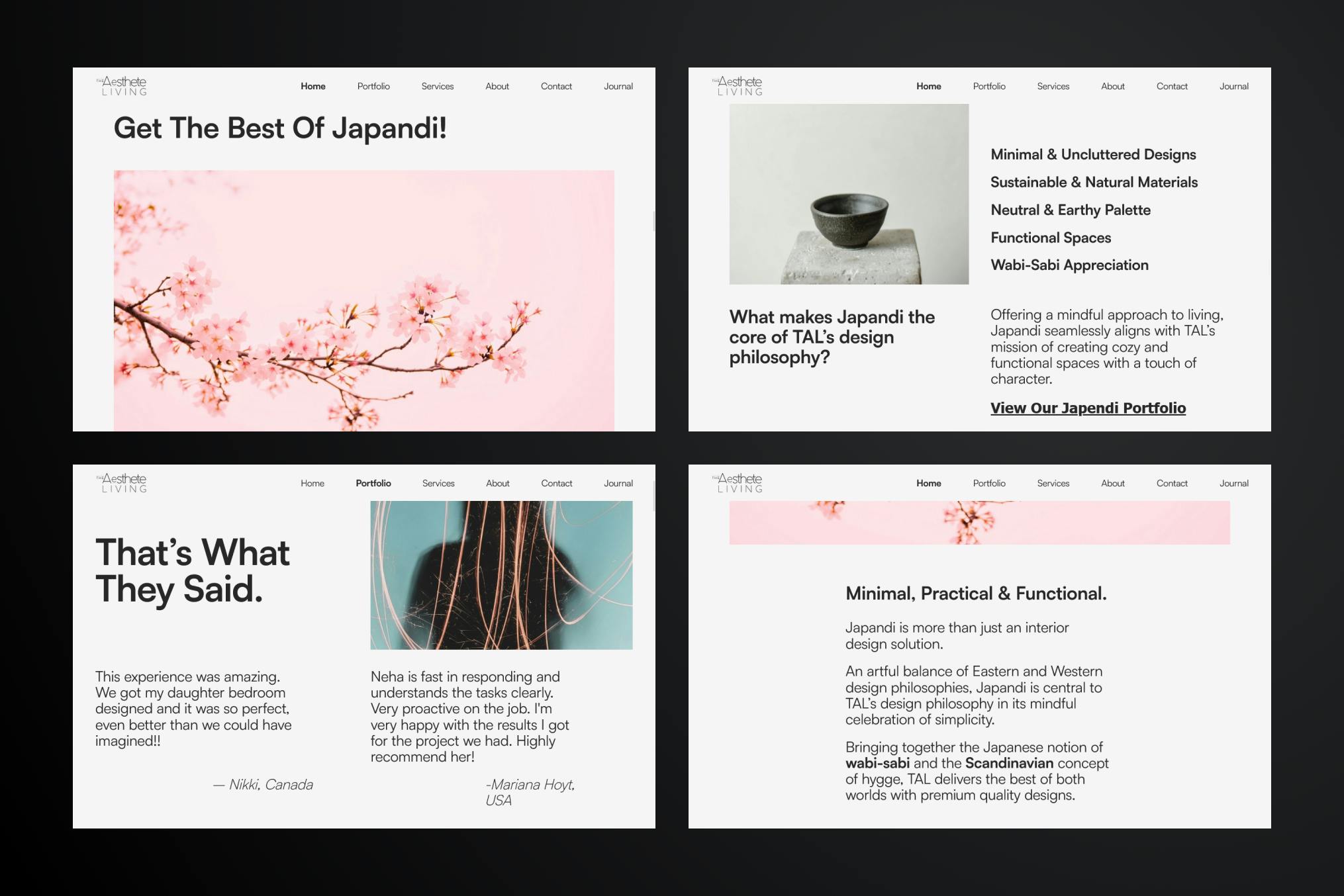 The Aesthete Living Website Showcase