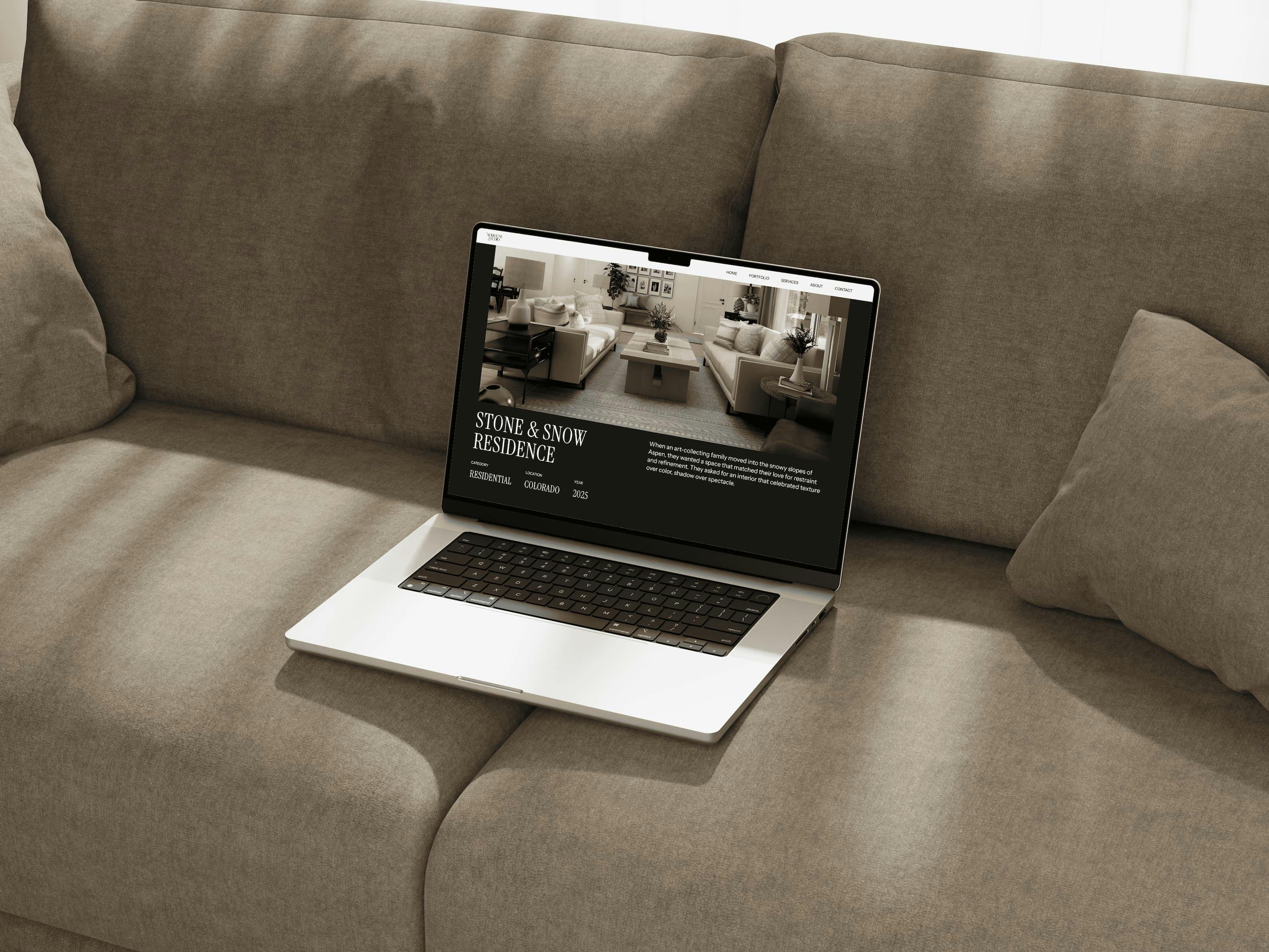 Portfolio Website for Interior Designers in USA