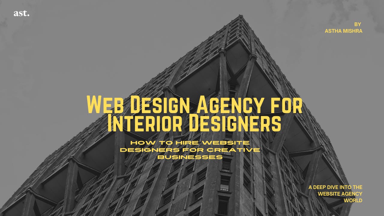 Web design agency hiring guide for interior designers