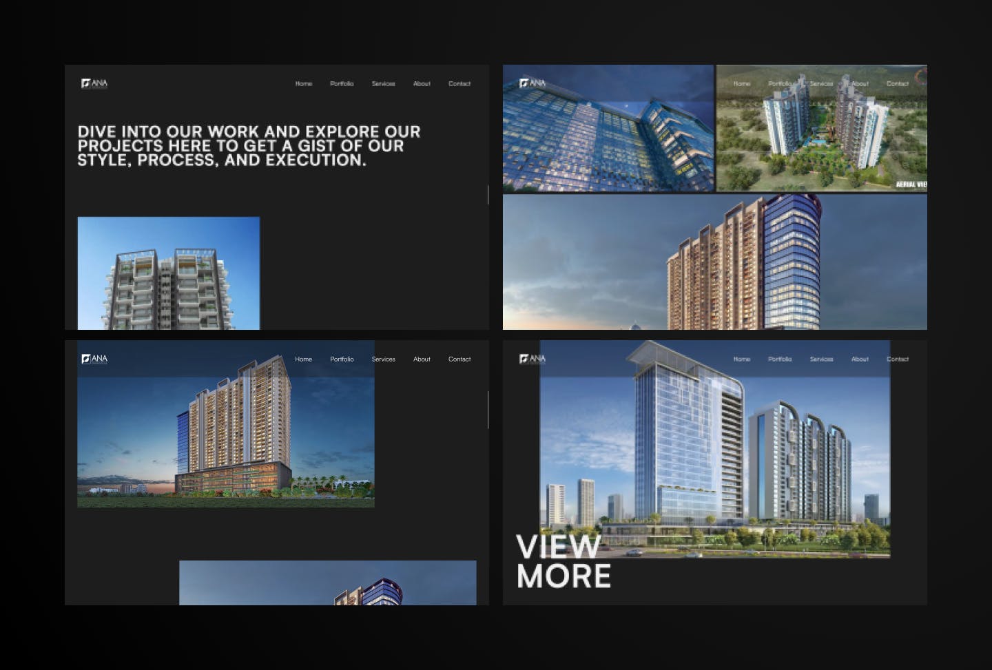 ANA's Website Screenshots