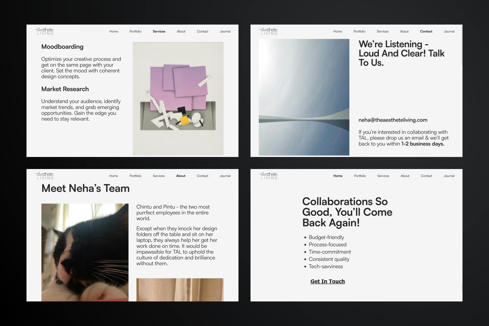 The Aesthete Living Website Showcase