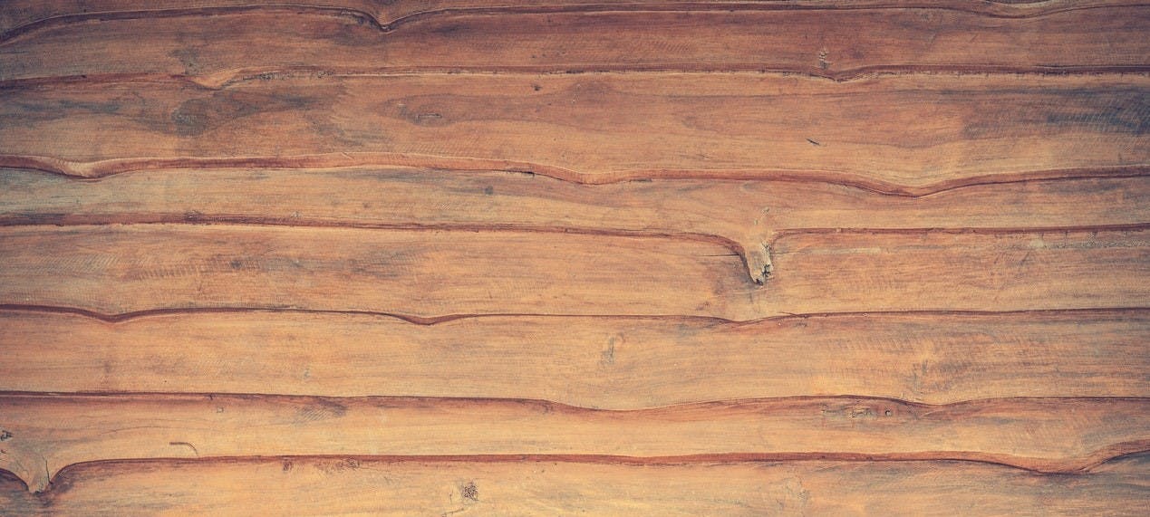 A wooden plank