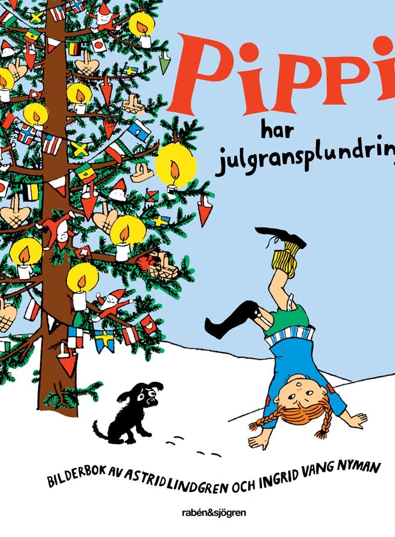 Omslag Pippi har julgransplundring
