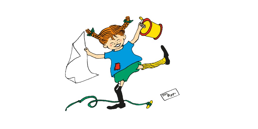 Pippi med speldosa