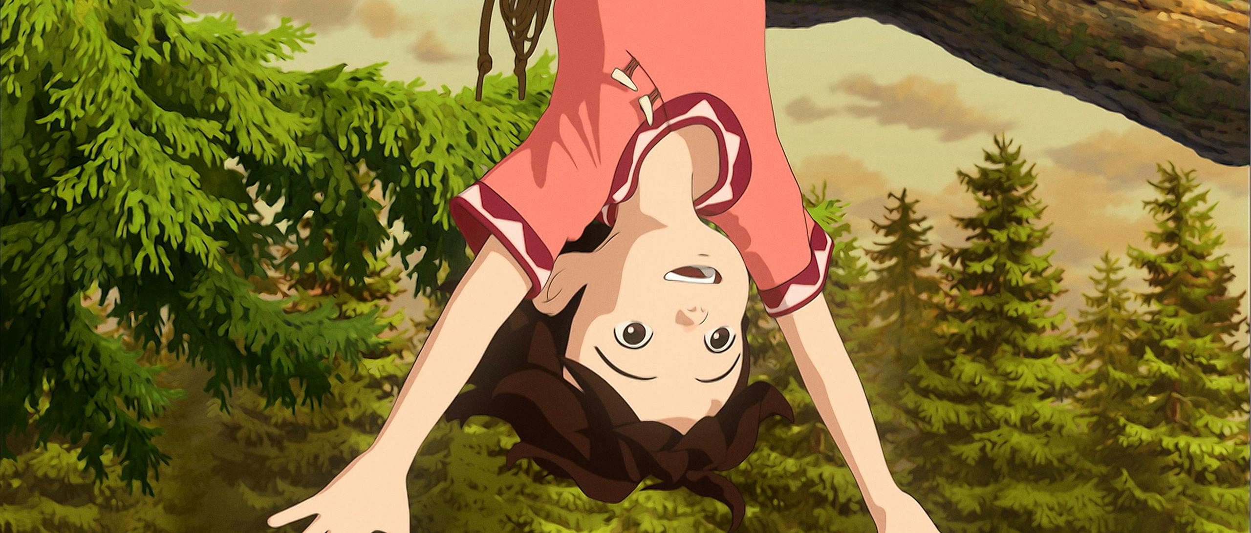 © NHK・NEP・Dwango, licensed by The Astrid Lindgren Company Ronja hänger upp och ner