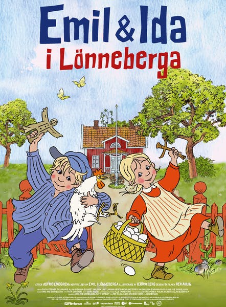 Film poster Emil & Ida i Lönneberga