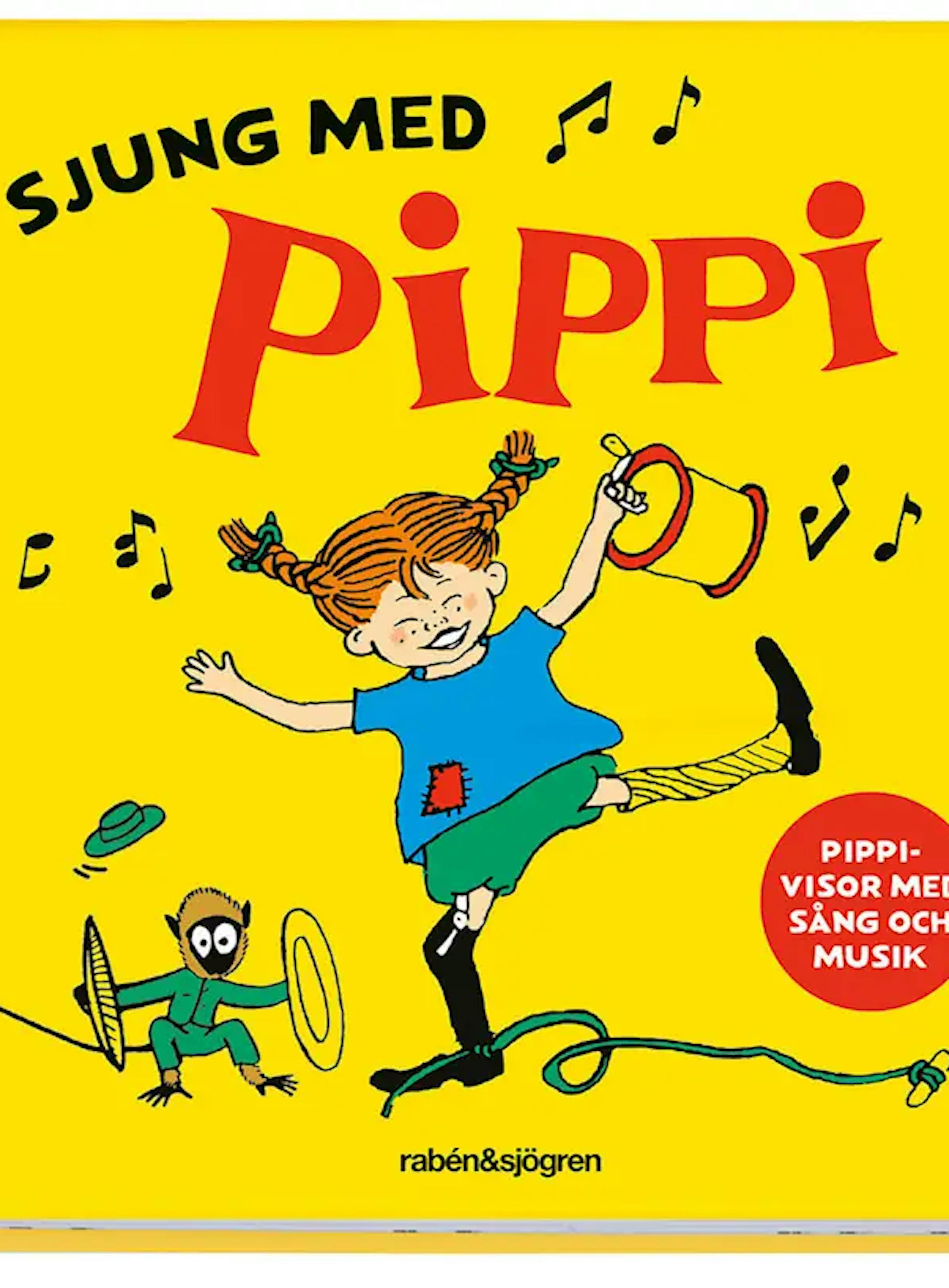 Sjung med Pippi, omslag