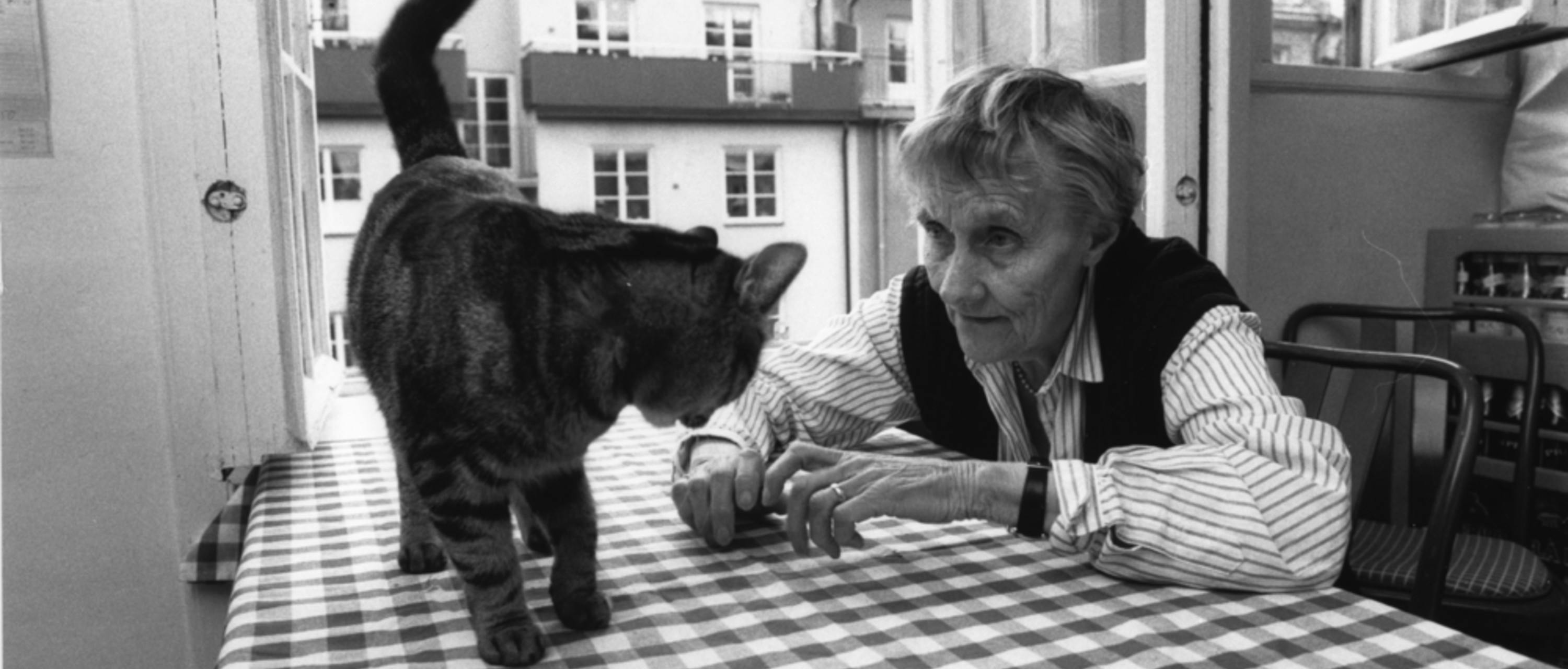 Foto: Jacob Forsell Astrid med katt
