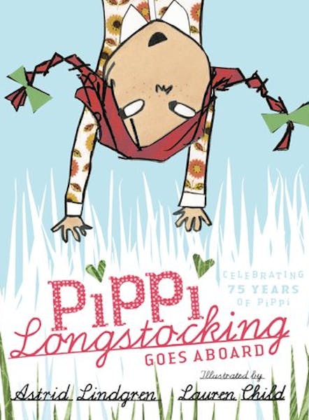 Lauren Child illustrated edition of Pippi Goes Aboard