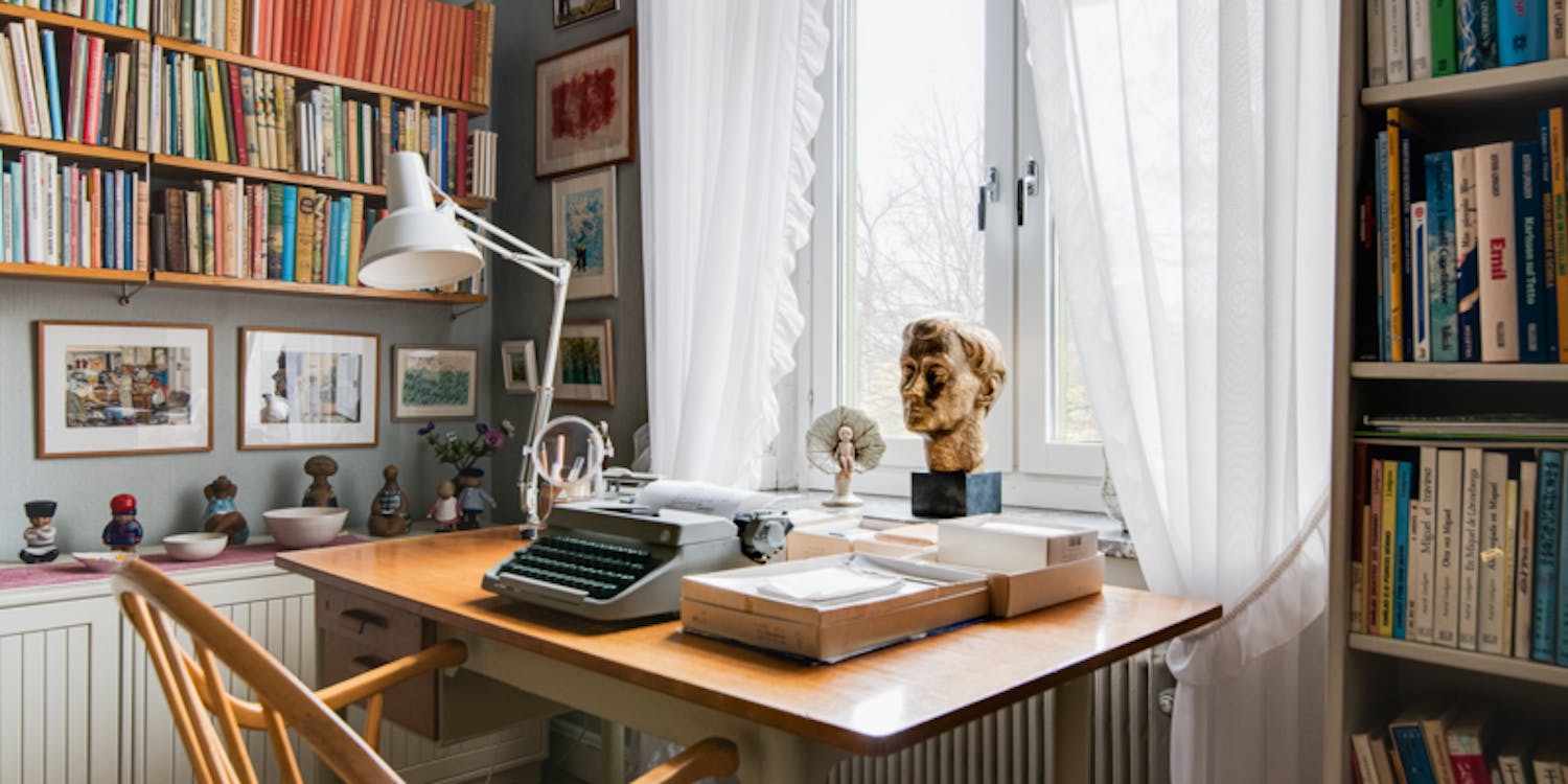 Astrid Lindgrens arbetsrum på Dalagatan 46